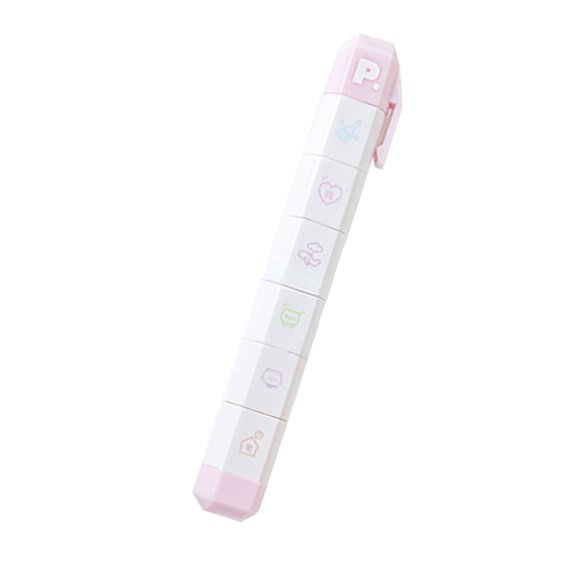 Multi Design Stamp Pen Constructed From ABS For Unique Notebook Decoration And individual Expression