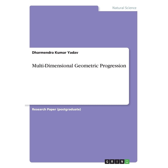 Multi-Dimensional Geometric Progression (Paperback)