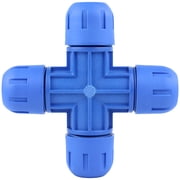 Multi Directional 3/4 Fastpipe Cross Fitting Aluminum Compressed Air Piping F1051