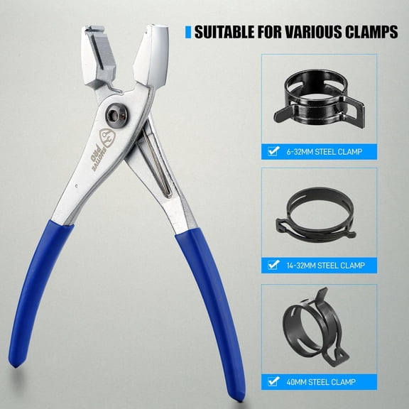 Multi-Directional Hose Clamp Pliers, Multi Directional Universal Automotive Repair Plier for Fuel Lines, Radiator Hoses, Hold Clamps$$Tools & Hardware Other