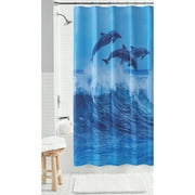 Multi Dolphin PEVA Shower Curtain, Mainstays, 70" x 72"
