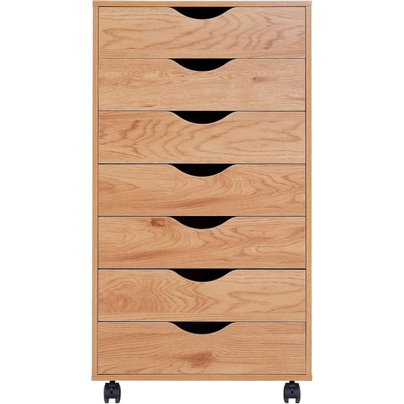 Multi-Drawer Storage Cabinet with 7 Drawers, Compact Organizer for Living Spaces & Home Storage