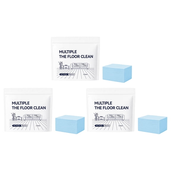 Multi-Effect Floor Cleaning Sheets 90 Count, Multi-Surface Floor Cleaner Tablets for Mopping, Multiple Effect the Floor Clean, Concentrated Cleaner for Hardwood Tile Laminate (blue, 90)