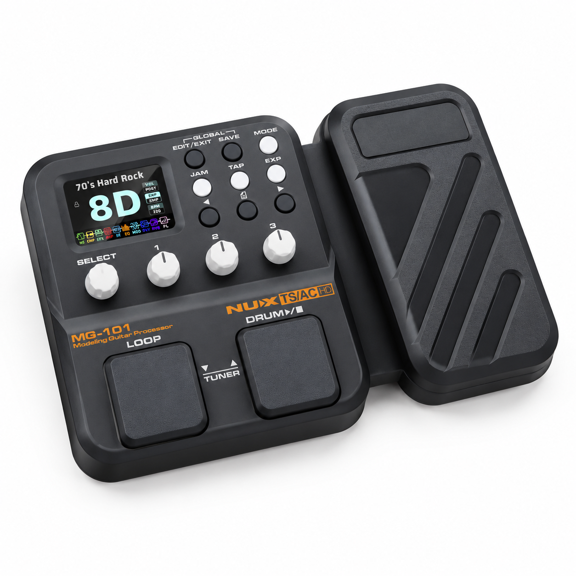 Multi Effects Guitar Pedal with 25 Classic Amp Models, Looper and Drum Machine