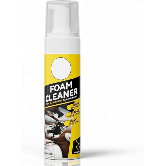 Multi-Enzyme Foam Cleaner, Multi-Surface, No-Rinse, for Car Interior, Kitchen, Bathroom, Sofa