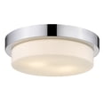 thumbnail image 1 of Wry Lighting Morgon 2-light Flush Mount in Chrome, 1 of 5