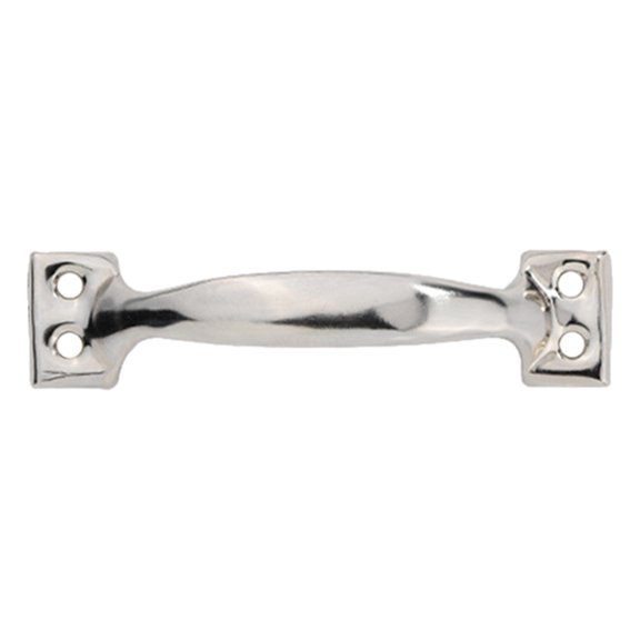 Multi Finish Bow Shape Solid Metal Pull Handle, Pre Drilled Mount Door Pull Matching Barn Door Handle And Gate Handle For Garage Pantry Cabinet Farmhouse Renovation