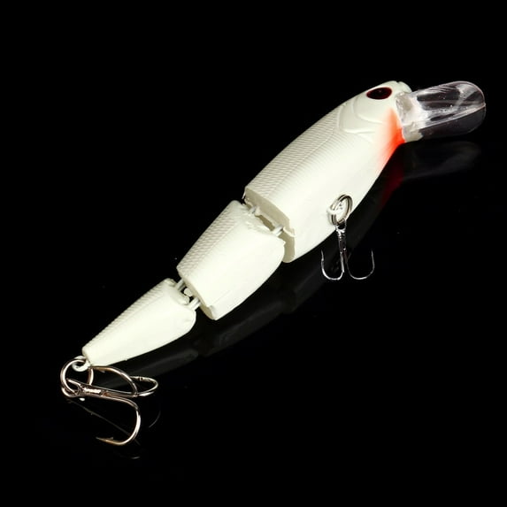 Multi Fishing Bait Crank Swimbait - 11cm Lifelike Plastic Lure with Diving Action - Bright Colors for Big Fish - 16g Lightweight Bait