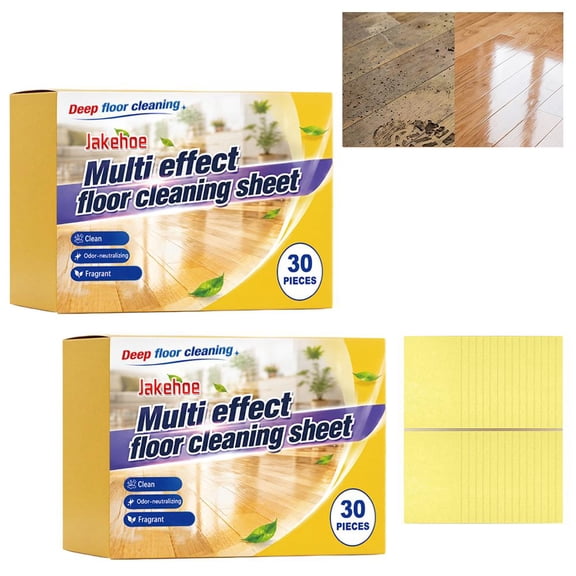 Multi- Floor Cleaning Tablets,Multiple Floor Cleaner Sheets, Dissolvable Concentrated Mopping Solution for Hardwood, Tile, Laminate, Marble, Deep Clean and Quick Shine Agent for Home (1pcs)