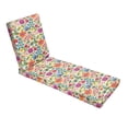 thumbnail image 1 of Multi Floral Indoor/Outdoor Hinged Cushion, Corded, 1 of 3