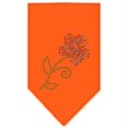 thumbnail image 1 of Multi Flower Rhinestone Bandana Orange Large, 1 of 1
