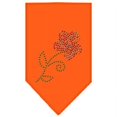 thumbnail image 1 of Multi Flower Rhinestone Bandana Orange Small, 1 of 1