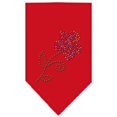thumbnail image 1 of Multi Flower Rhinestone Bandana Red Small, 1 of 1