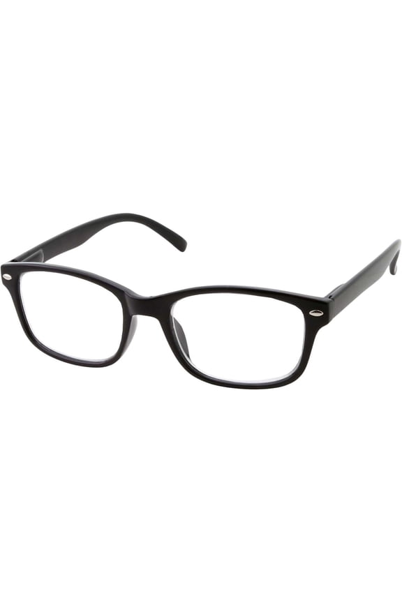 Multi Focus Progressive Reading Glasses 3 Powers in 1 Reader for Men and Women (Black, 1.00)