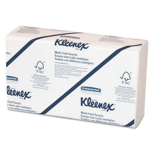 Multi-Fold Paper Towels, Convenience, 9 1/5x9 2/5, White, 150/pk, 8 Packs/carton | Bundle of 2 Cartons