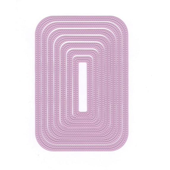 Nellie's Choice Multi Frame Dies "Straight Dotted Rectangle"