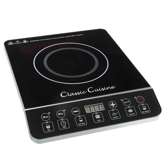 Multi-Function 1800W Portable Induction Cooker Cooktop Burner Black by Classic Cuisine