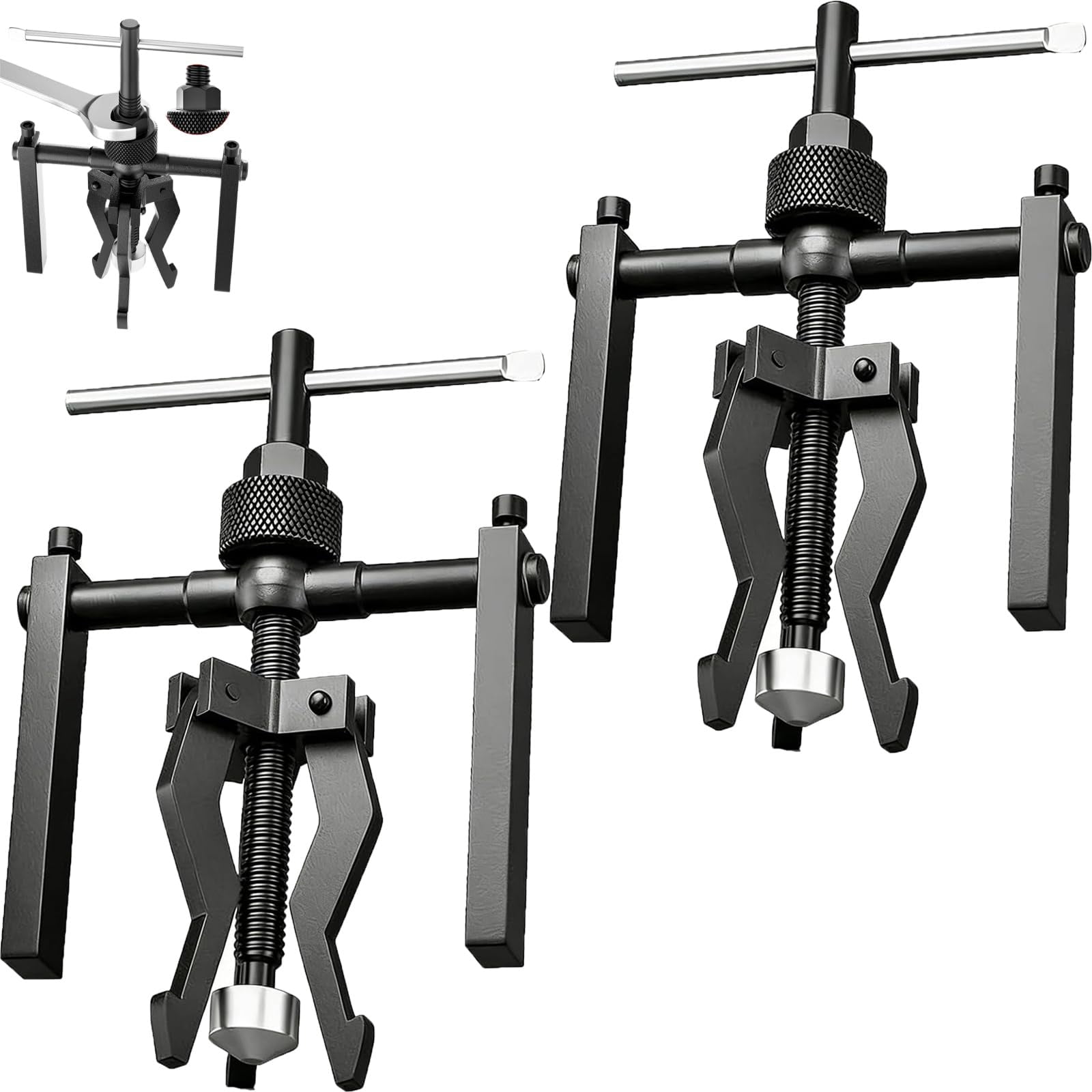 Multi-Function 3-Jaw Bore Puller Tool, Internal External Bearing Gear ...