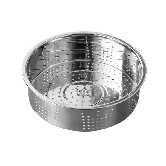 Multi-Function 304 Stainless Steel Rice Pressure Cooker Anti-scald Steamer Drain Basket Food Steamer Basket Steaming Grid Food Rack B-20CM