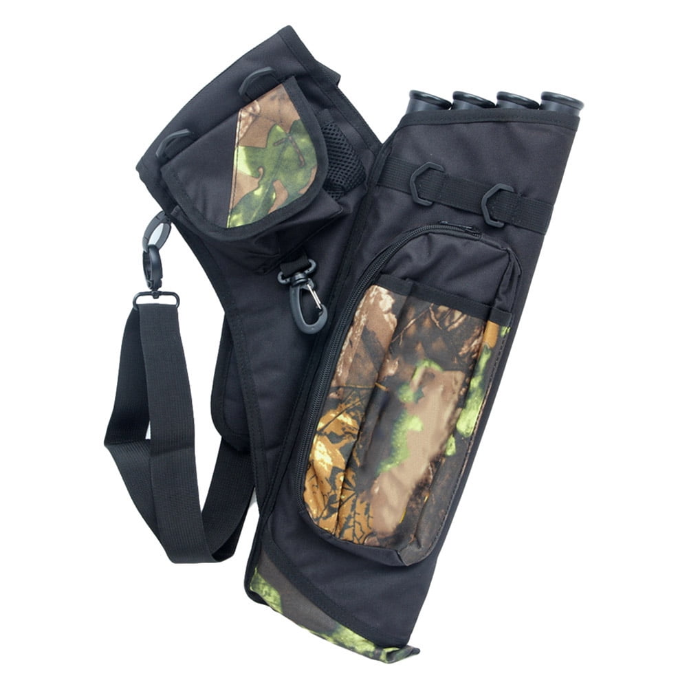 Multi Function 4Tubes Back Arrow Quiver Shoulder Hanged Target Shooting