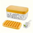 MultiFunction 64Cube Ice Cube Tray With Large Bin, Lid & Storage For