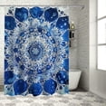 thumbnail image 1 of Orinice Flower Design Bathroom Decor Set - Colorful Luxurious Graphic Print Polyester Fabric Shower Curtain with Hooks, 100% Polyester, Waterproof, Easy Installation, Multi Size Options 60x72, 1 of 7