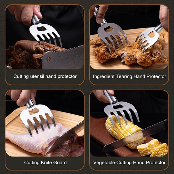 Multi-Function Bear Claw Meat Tenderizer BBQ Meat Separator Kitchen Food Fork Meat Cutter And Separator Chicken And Beef Shredder F