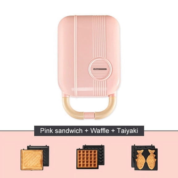 Multi-Function Breakfast Maker Electric Sandwich Machine Waffle Donuts Octopus Balls Taiyaki Light Food Machine 5 Plates
