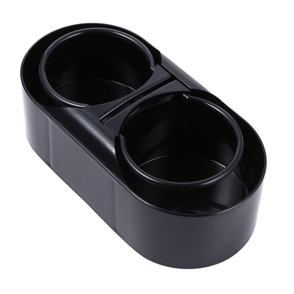 Multi Function Car Double Cup Holder Automobile Water Drink Rack Black