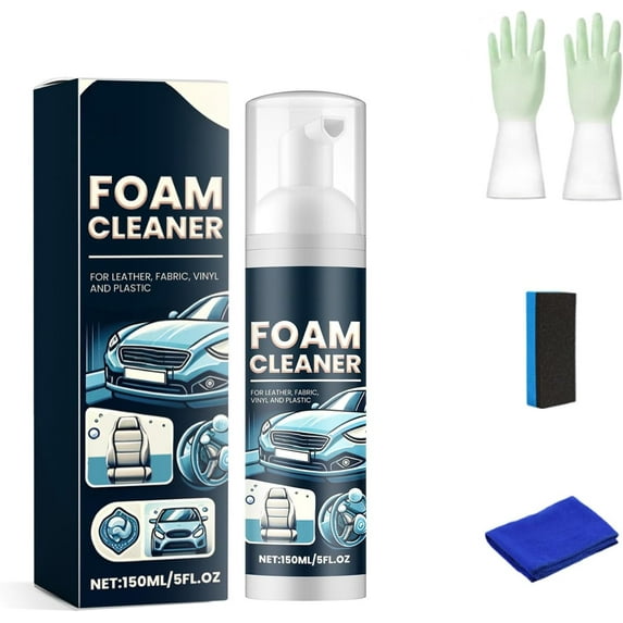 Multi-Function Car Interior Foam Cleaner, Car Seat Cleaner, Multi-Purpose Foam Cleaner, Foam Cleaner, Powerful Foam Cleaning Spray for Car Interior Ceiling Leather Seat (1PC)