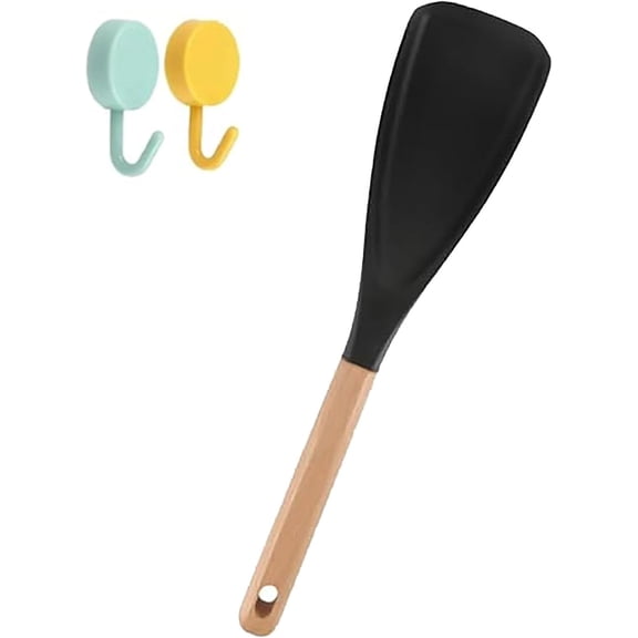 Multi Function Cooking Spoon,3 in 1 Spatula Spoon Spatula Silicone, for Nonstick Cookware for Mixing, Scoop, and Scrape
