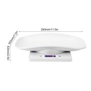 Multi-Function Digital Pet Scale ,Large LCD Display Electronic Scales Weight 10kg Capacity Pet Dog Weighing Scale With Comfortable Curving Platform For Small Dog Cat and Animals