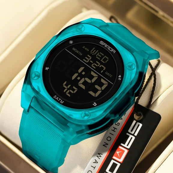 Multi-Function Digital Watch - Minimalist Outdoor Sports Watch with Alarm, Stopwatch for Men