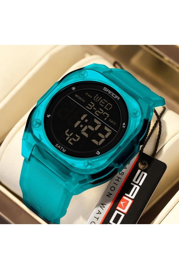 Multi-Function Digital Watch - Minimalist Outdoor Sports Watch with Alarm, Stopwatch for Men