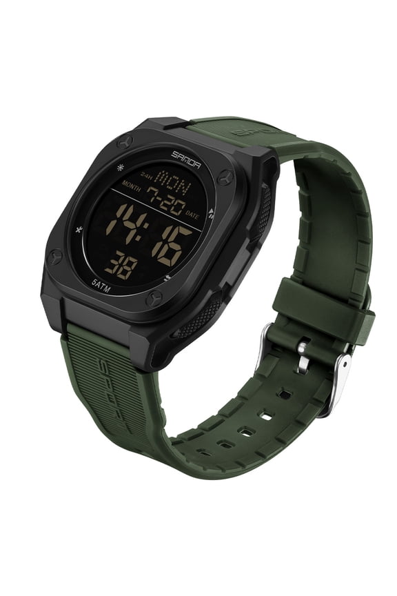 Multi-Function Digital Watch - Minimalist Outdoor Sports Watch with Alarm, Stopwatch for Men