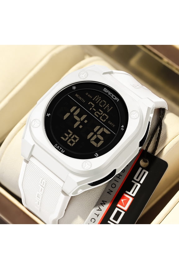 Multi-Function Digital Watch - Minimalist Outdoor Sports Watch with Alarm, Stopwatch for Men