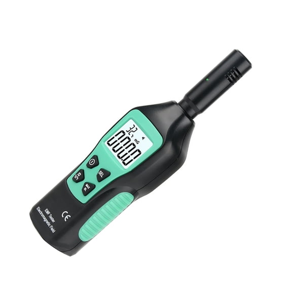 Multi-Function EMF Meter Electric Field, Magnetic Field, Temperature LCD Display, Sound and Light Alarm