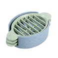 thumbnail image 1 of Multi-Function Egg Cutter, Slicer, Chopper, and Sectioner New Blue Wheat Straw Kitchen Tool, 1 of 5