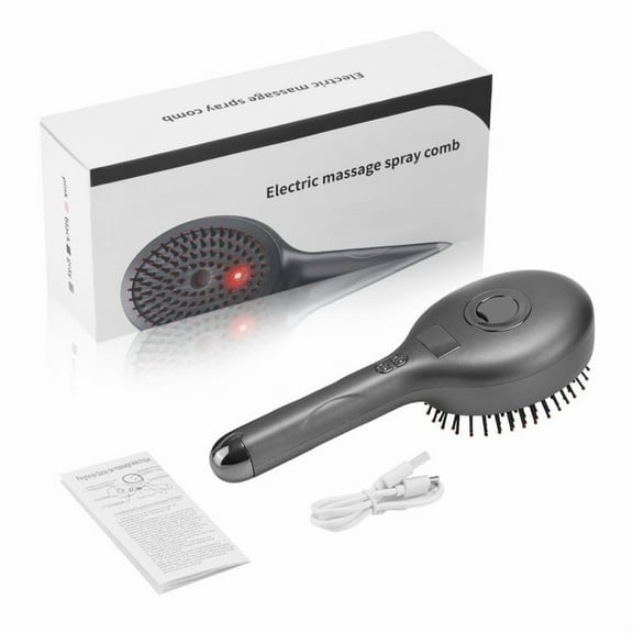 Multi-Function Electric Scalp Massage Comb 2025 New Upgraded Rechargeable 3-in-1 Scalp Hair Brush Electric Scalp Massager with Cooling Vibration Hydrating Design Oil Diffuser Massage Comb
