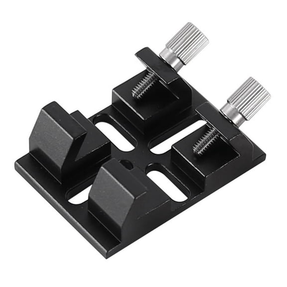 Multi-Function Finderscope Dovetail with Locking  Guide Scope Adapter Bracket for Astronomical Telescope,Black