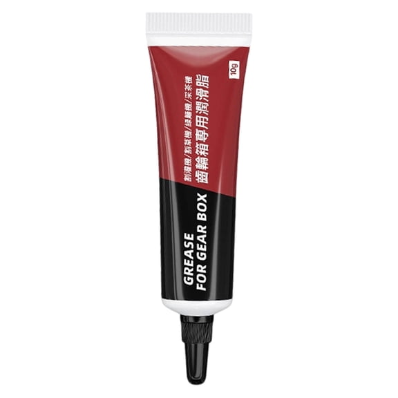 Multi-Function Gear Grease for Lawn Mower and Hedge Trimmers, 10g Long-Lasting Lubricant with Nozzle Thread Design, Smooth Operation Grease for Garden Tools,Black