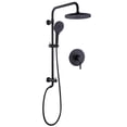 thumbnail image 1 of Multi Function Handheld Shower Head, Wall Mounted Exposed Shower System with Rough-In Valve, 1 of 5