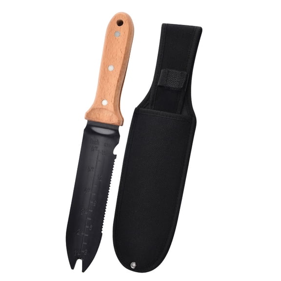 Multi-Function Hori Hori Garden Digging Knife with Storage Sheath