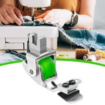 Multi-Function Invisible Zipper Guide Hem Foot, Adjustable Width Downward Folding Hemming Curling Presser Foot, Sewing Machine Accessories Hemming Tool, Hemming Tool, Sewing Machine Feet