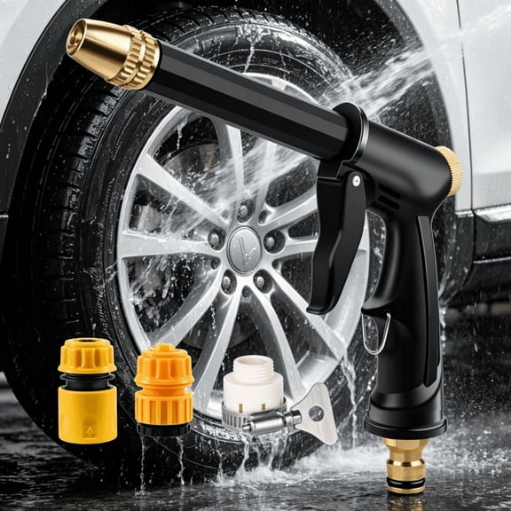 Multi-Function Jet Nozzle Power Washer for Garden Hose, 2026 New High Pressure Wand with Foam Cannon, 4 Adjustable Patterns and Leak-proof Connectors, for Car Wash
