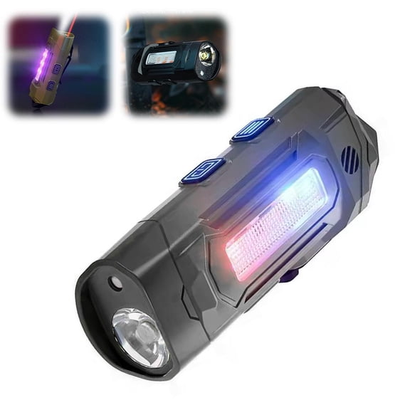 Multi Function LED Work Light with Magnetic Base & Cap Clip, Portable Emergency Repair Flashlight for Outdoor Maintenance