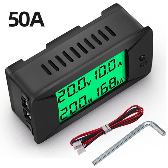 Multi-Function Lcd Dc 0-300V Digital Voltage Current Meter Power Energy Tester