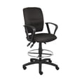 thumbnail image 1 of Multi-Function Fabric Drafting Chair & Stool with Foot Ring - Loop Arms, 1 of 1