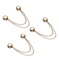 thumbnail image 1 of Multi-Function Magnetic Clothing Clips,3PCS Long Chain Round Magnetic Snap,Multifunctional T-Shirt Hem Shortened Magnetic Suction Seamless Snap (Gold), 1 of 7