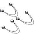 thumbnail image 1 of Multi-Function Magnetic Clothing Clips,3PCS Long Chain Round Magnetic Snap,Multifunctional T-Shirt Hem Shortened Magnetic Suction Seamless Snap (Gray), 1 of 7